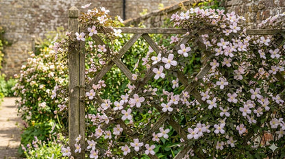 Pink anemone Clematis - Clematis montana 'Elizabeth'